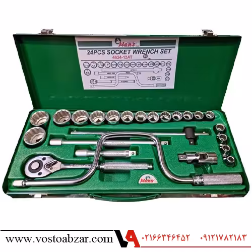 جعبه 24 پارچه اینچی 12 پر هنس مدل 4624-12AT