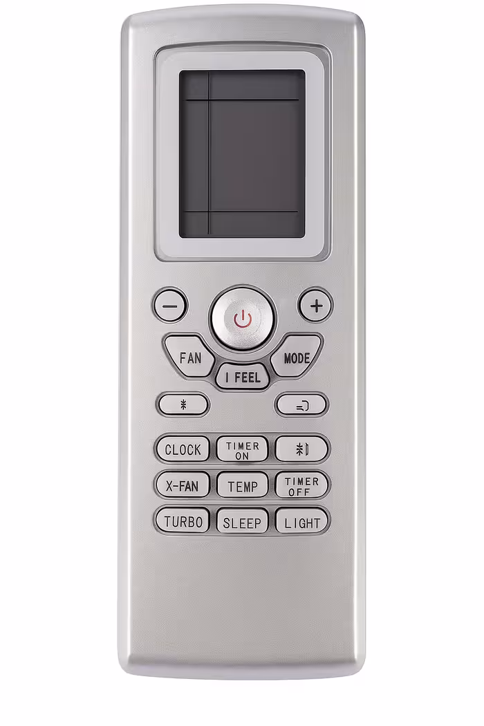ریموت کنترل کولر گازی گری مدل YT1F نقره‌ای