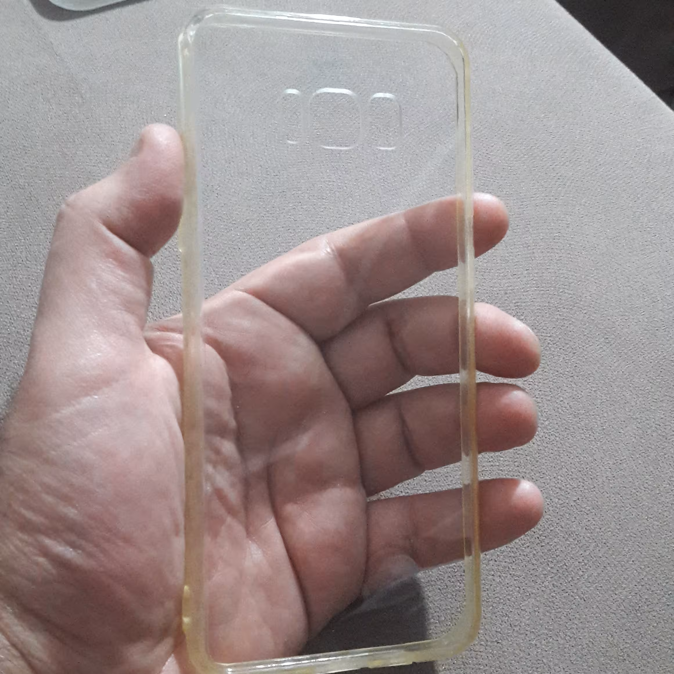 قاب تلقی دورژله ای شفاف سامسونگ S8plusاس 8 پلاس