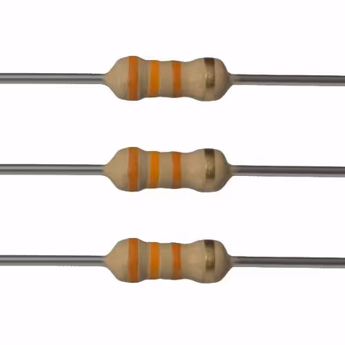 مقاومت 33 کیلو اهم 1/2 یا 0.5 وات