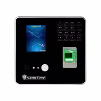 دستگاه حضور و غیاب نانوتایم با قابلیت تشخیص چهره و اثر انگشت، مدل BK100 PLUS