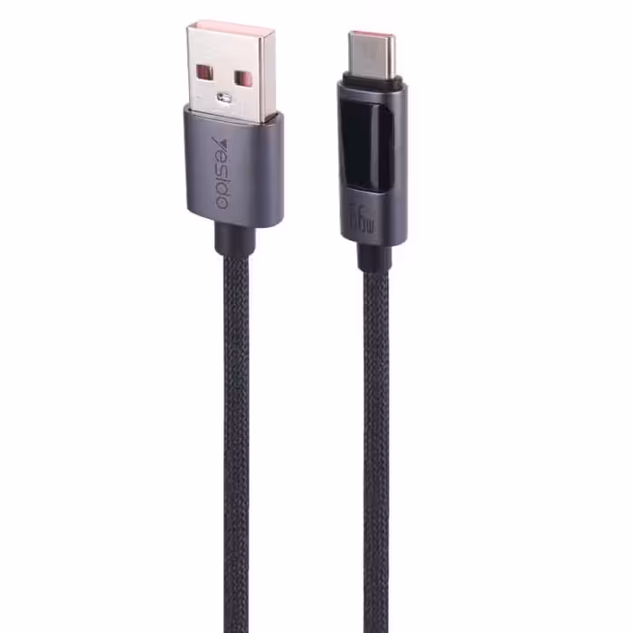 کابل تایپ سی فست شارژ Yesido CA122C 66W PD 1.2m