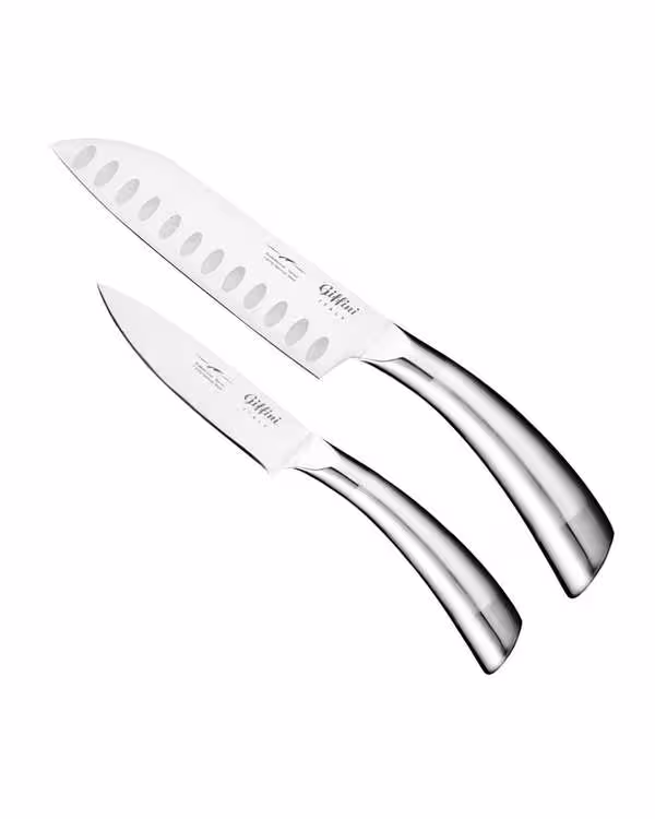 چاقو آشپزخانه استیل جی فی نی GIFFINI کد S-1.2 مجموعه 2 عددی