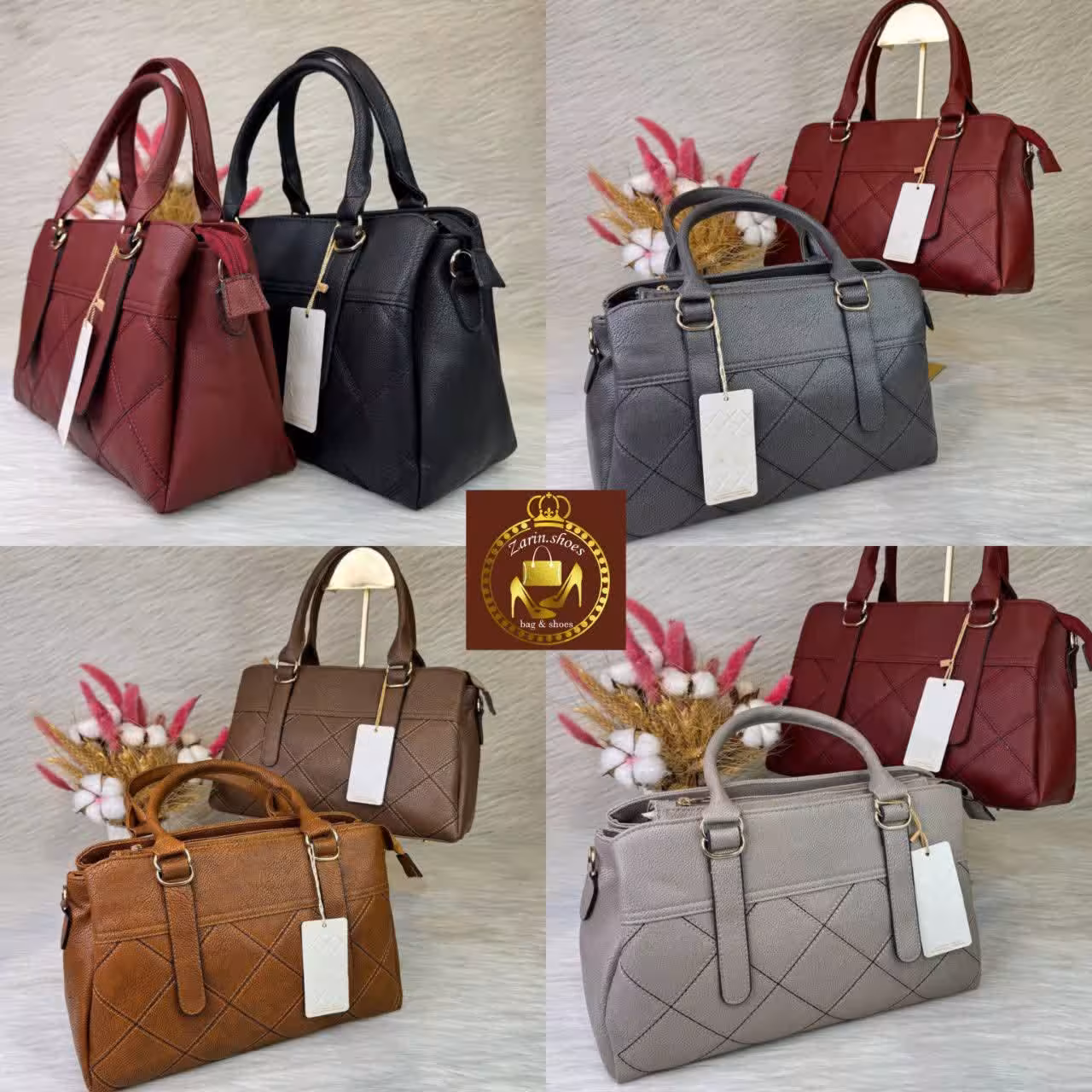 کیف دوشی و دستی زنانه گلدوزی کد : 3620