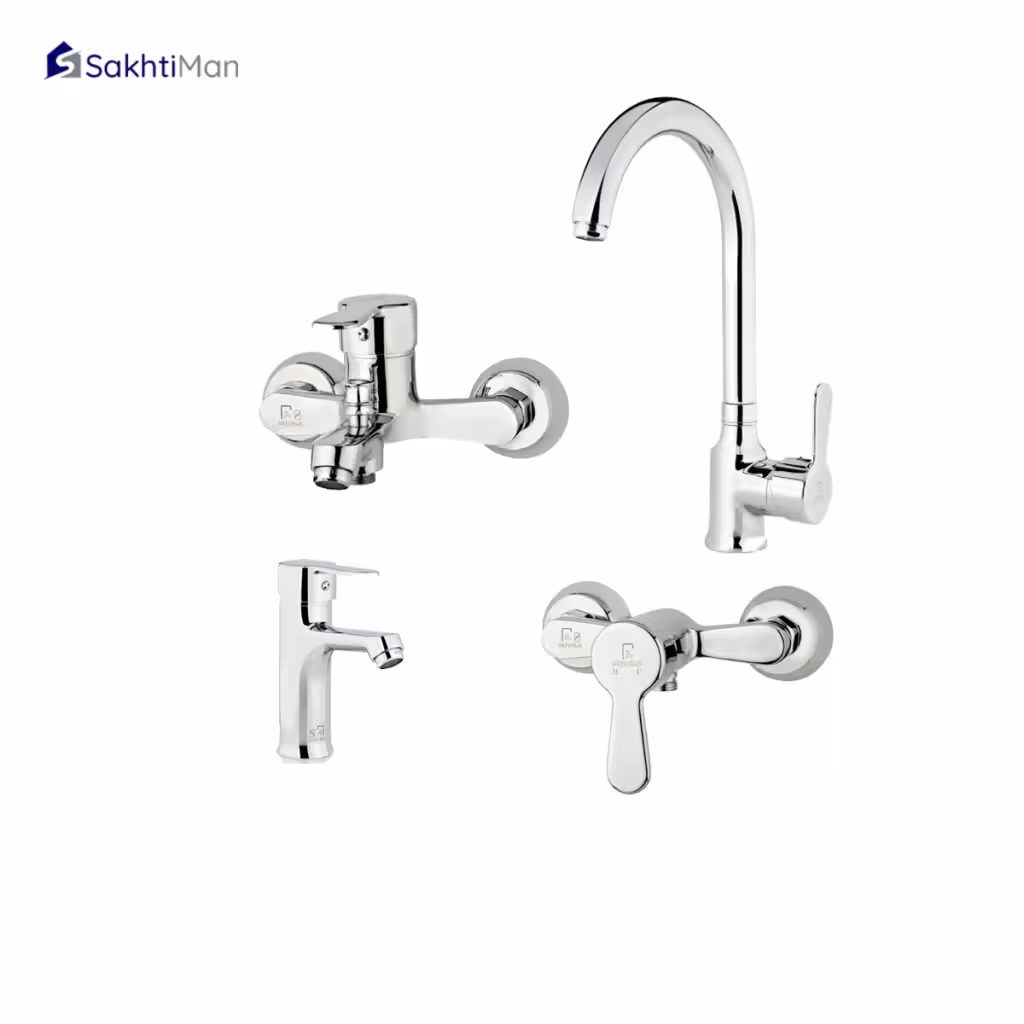 ست شیرآلات گلپایگان مدل نسیم