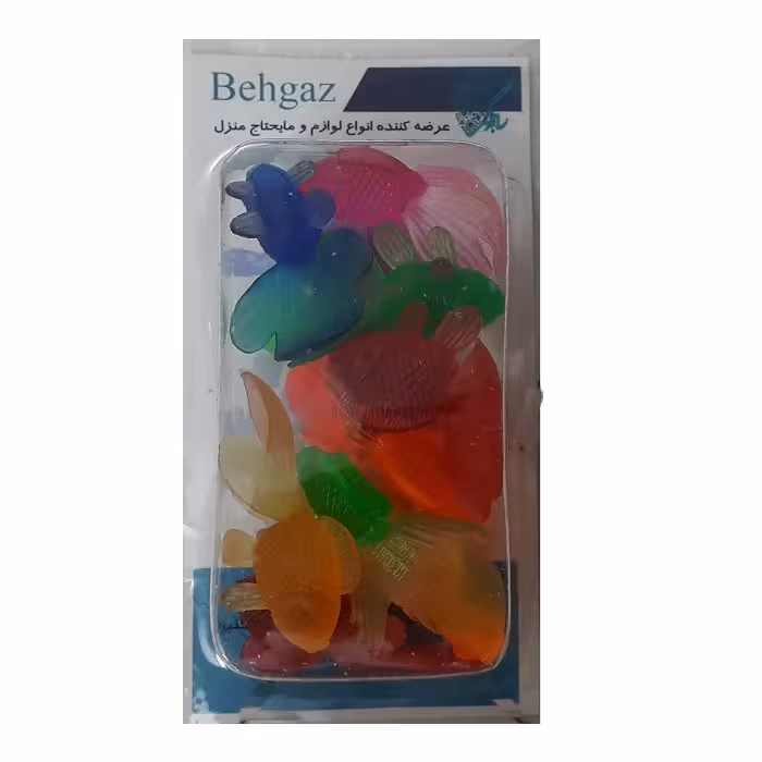 اسباب بازی زینتی بهگز مدل ماهی مجموعه 10 عددی