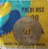 فرز اره ای POLDI چکسلواکی HSS سایز  0.6 * 32 میلیمتر