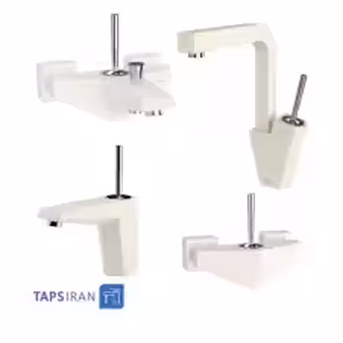 قیمت ، مشخصات و سفارش آنلاین ست شیرالات شودر مدل تیفانی شیری کروم