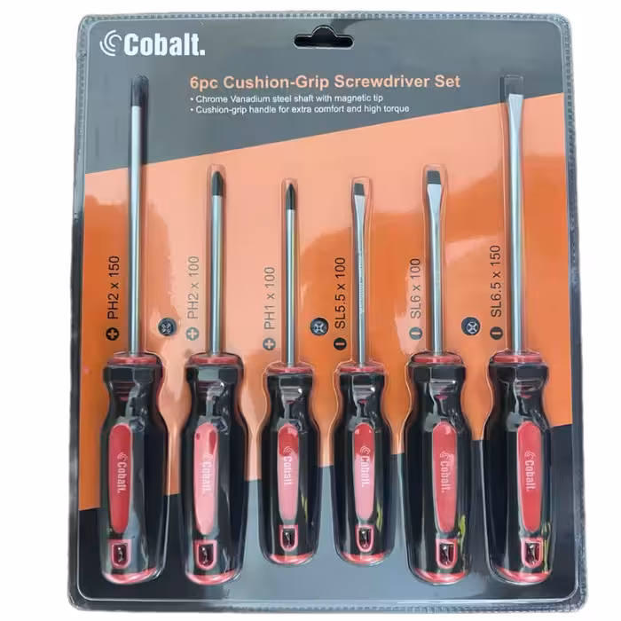 پیچ گوشتی کبالت مدل Cushion-Grip مجموعه 6 عددی | کالا مکس