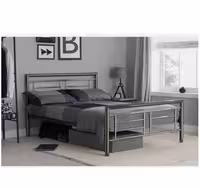 تخت خواب فلزی دو نفره DS مدل M20