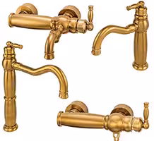 شیرالات آنتیک طلا مات قهرمان