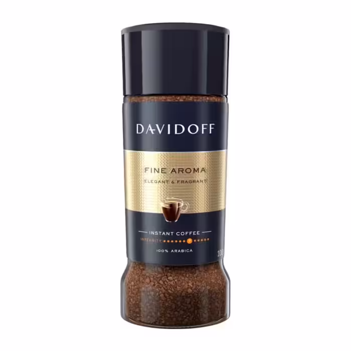 قهوه فوری داویدوف مدل فاین آروما شیشه ای (100 گرم) davidoff