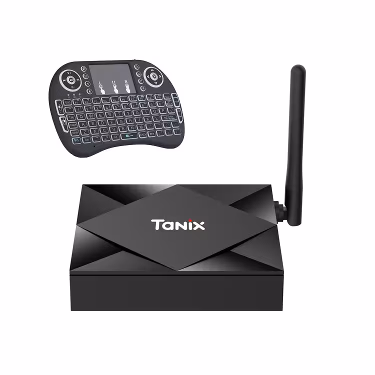 اندروید باکس تانیکس مدل 4/64- TX6S به همراه کیبورد هوشمند تاچ پد | کالا مکس