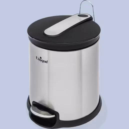 سطل زباله استیل یونیک 14 لیتری با آرام بند UN-4450