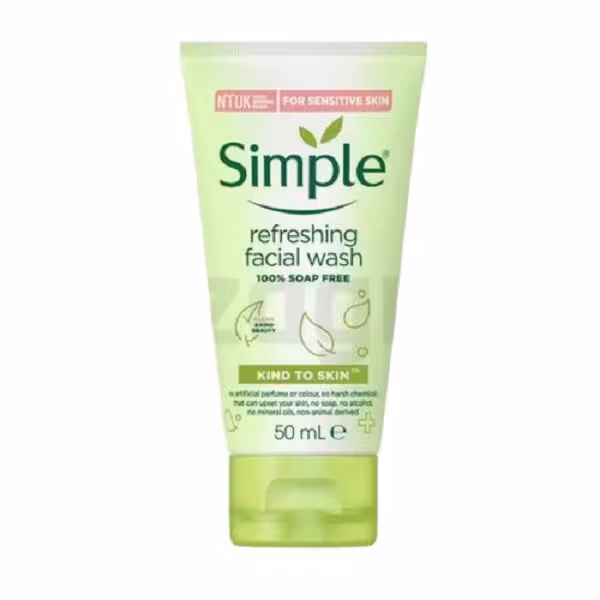 ژل شستشوی صورت سیمپل مدل Refreshing حجم 50 میلی لیتر