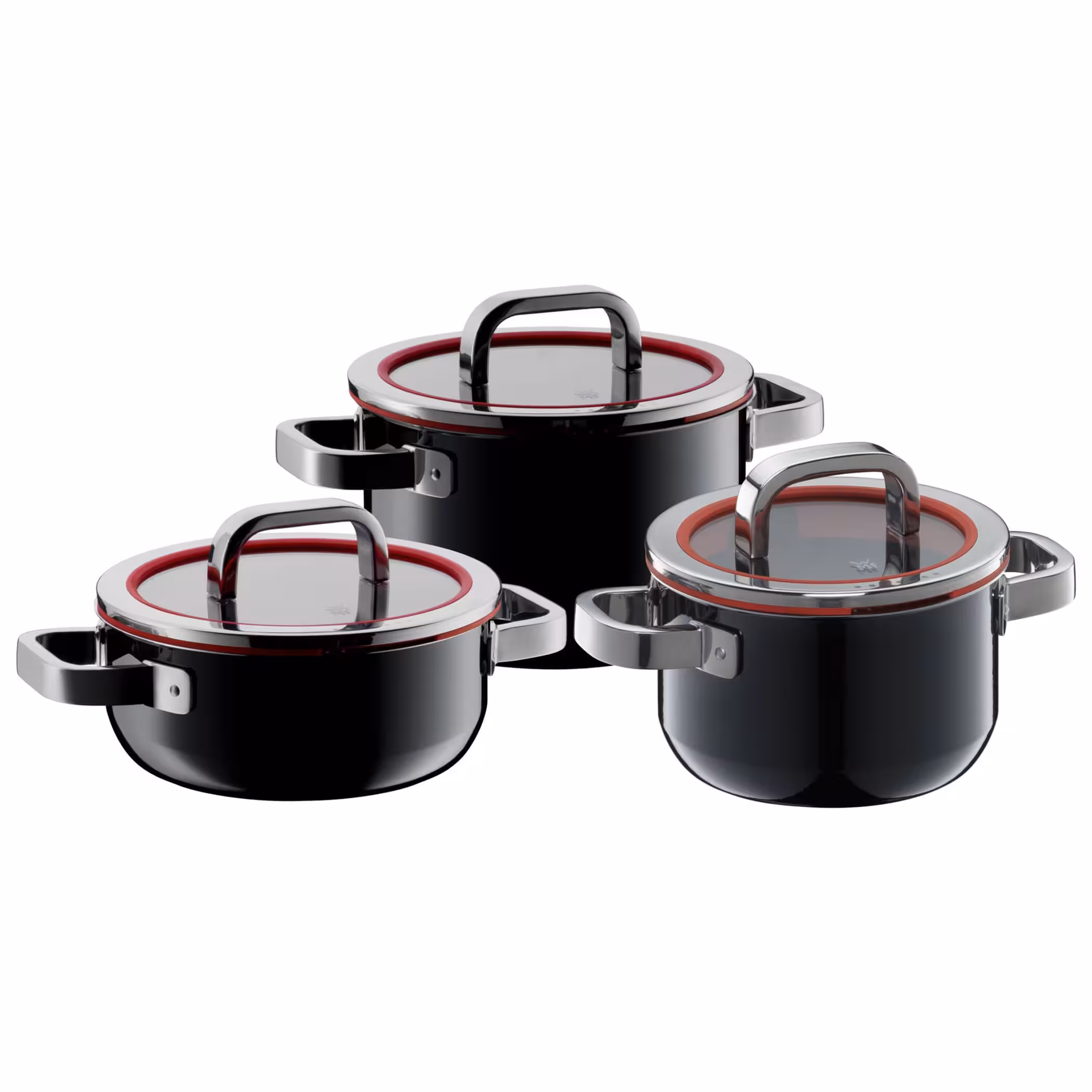 سرویس قابلمه 6 پارچه دبلیو ام اف مدل WMF FUSIONTEC Functional Black