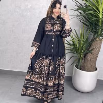 مدل پیراهن ساحلی نخل