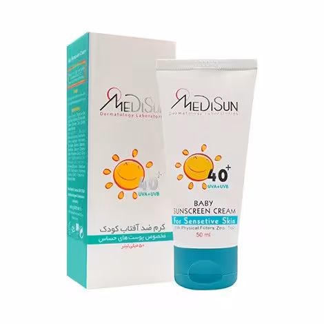 کرم ضد آفتاب کودک مدیسان SPF 40