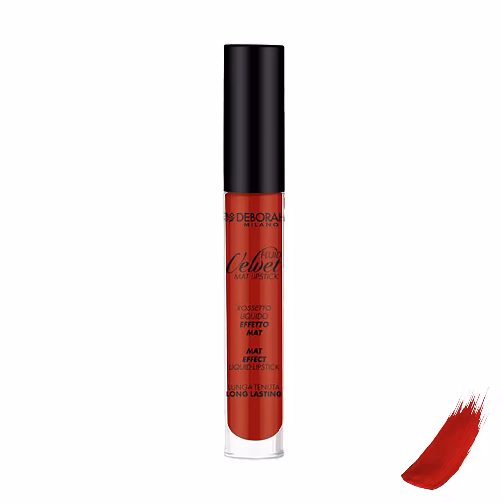 رژ لب مایع دبورا مدل Velvet mat شماره 15