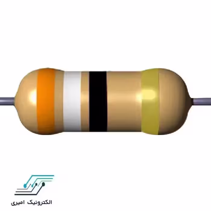 مقاومت 39 اهم 3 وات 5 درصد