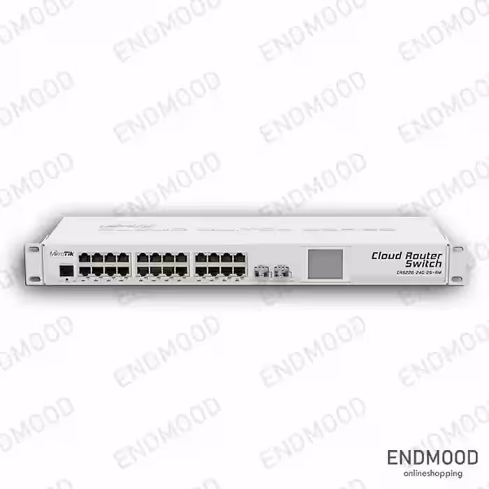 روتر سوئیچ میکروتیک مدل Mikrotik CRS226-24G-2S RM