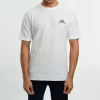 تیشرت بیسکوییتی بالنسیاگا سفید کد 104109