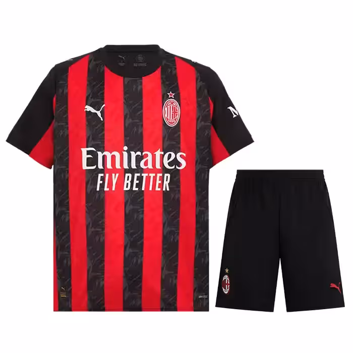 کیت اول آث میلان 2026 ست پیراهن و شورت با لوگوی دوختی تایلندی