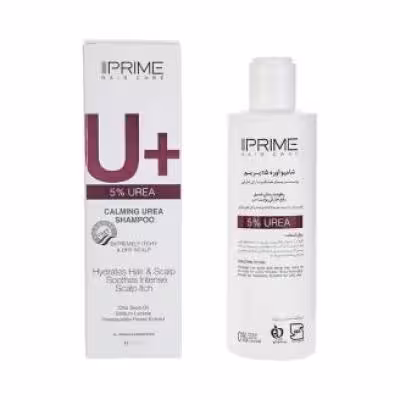 شامپو اوره 5 درصد پرایم مدل  U مناسب پوست سر بسیار خشک و دارای خارش حجم 250 میلی لیتر