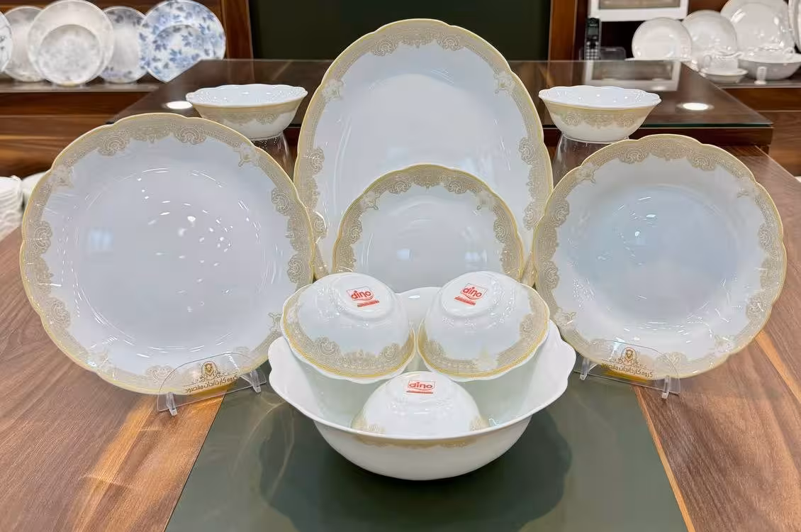 سرویس ارکوپال 6 نفره 26 پارچه دینو مدل 724 قهوه ای