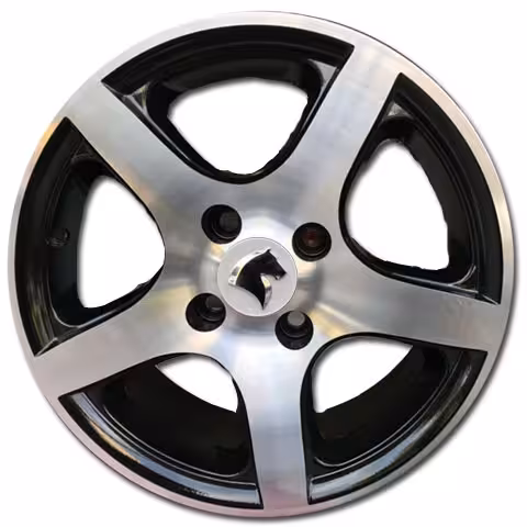 رینگ اسپرت مدل 5 پر رخ تراش مشکی سایز 15 (اروند)