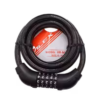قفل دوچرخه الکس مدل ALEX XR-M614-S 12x1500MM