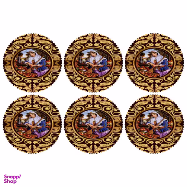 زیربشقابی مدل U2-42150 بسته 6 عددی