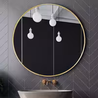 آینه مدل گرد فلزی طرح ظریف کد F-70