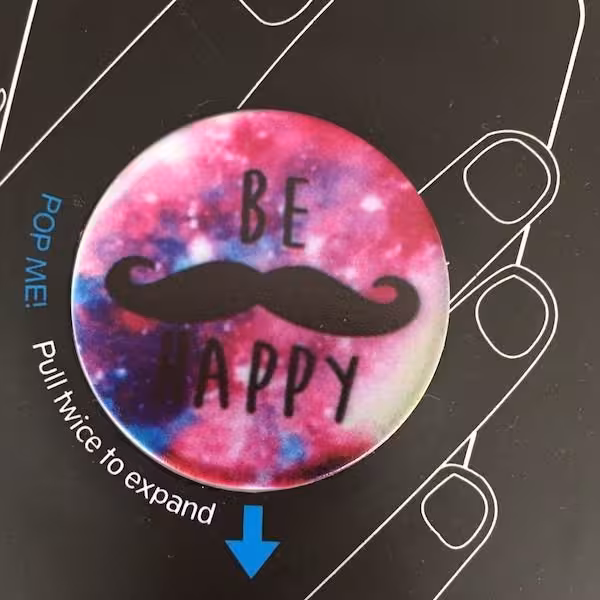 پاپ سوکت سبیل Moustache Be Happy PopSocket
