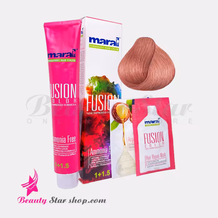 رنگ مو صورتی مات بدون آمونیاک مارال فیوژن شماره 8.621 حجم 100 میلی لیتر