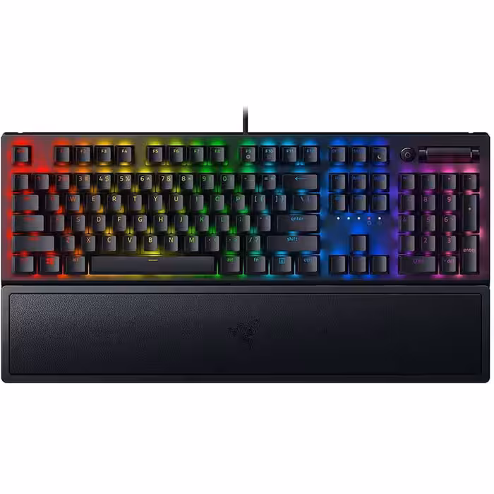 کیبورد گیمینگ ریزر Keyboard Razer BLACKWIDOW V3 Green