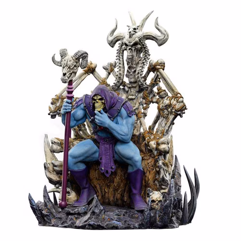 فیگور تاج و تخت Masters of the Universe 1/10 Skeletor on Throne