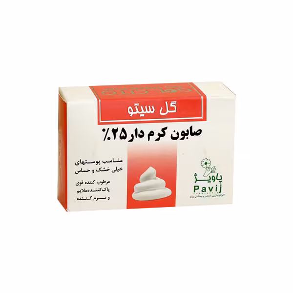 صابون کرم دار 25% گل سیتو