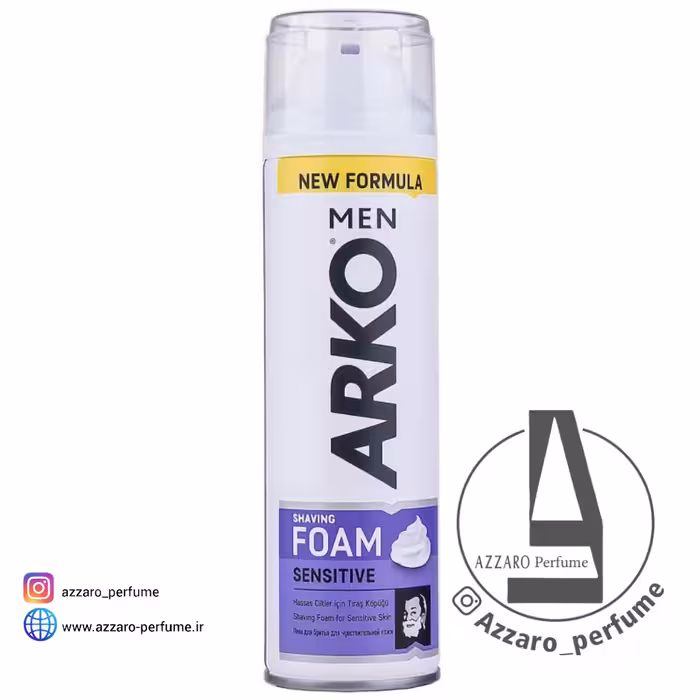 فوم اصلاح آرکو من مدل Sensitive حجم 200 میلی لیتر
