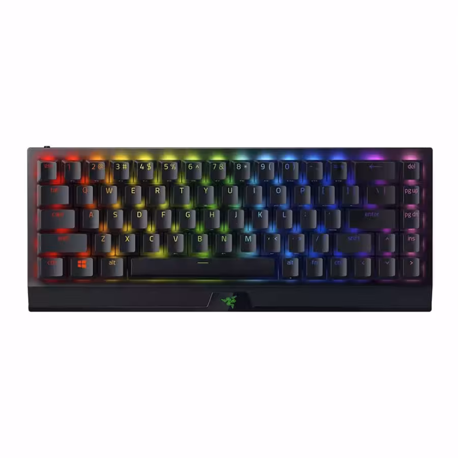 کیبورد بی سیم گیمینگ ریزر BlackWidow V3 Mini HyperSpeed Green Switch