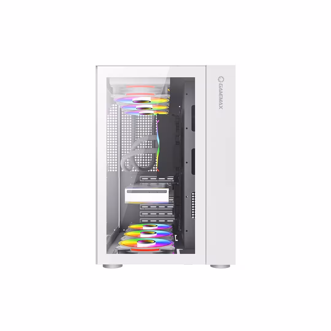 مشخصات،قیمت و خرید کیس کامپیوتر گیم مکس Infinity White | آبتین مال