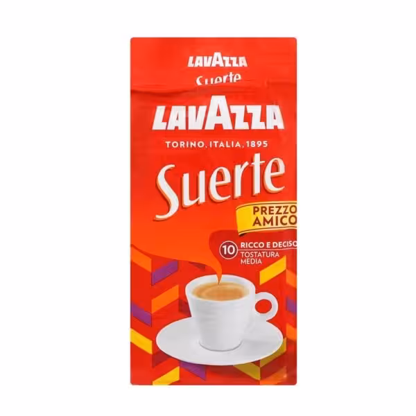 پودر قهوه لاوازا suerte حجم 250 گرم ساخت ایتالیا