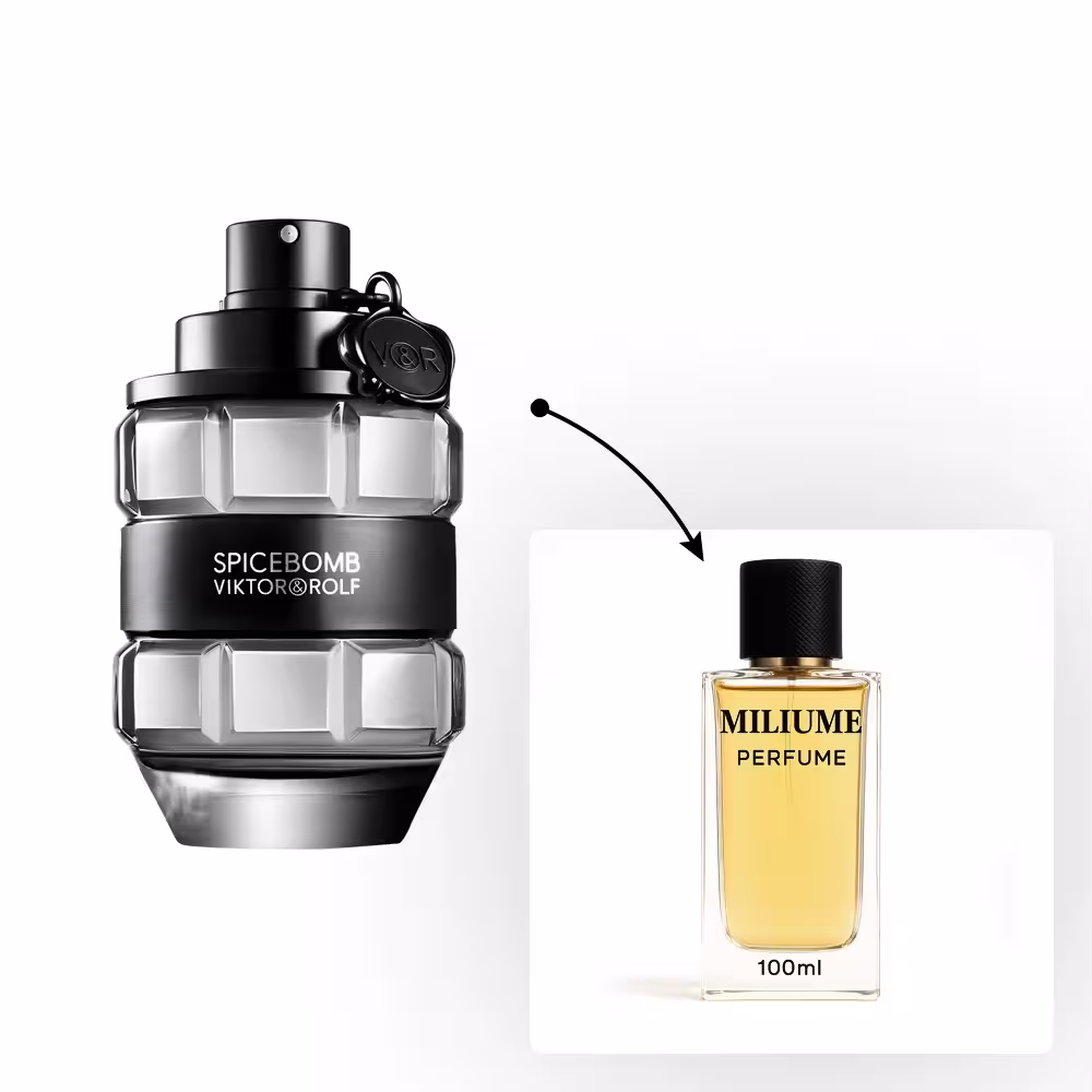 اسانس عطر Viktor Rolf Spice Bomb برند Argeville - کد 1096 - ویکتور اند رولف اسپایس بمب 100ML - میلیوم پرفیوم