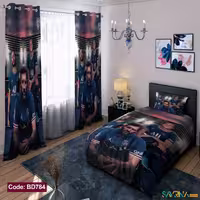 ست اتاق خواب پسرانه طرح مسی کد BD784
