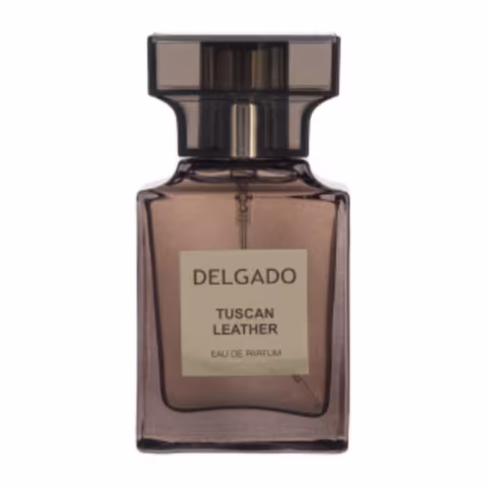 عطر جیبی مردانه دلگادو مدل Tuscan Leather حجم 25 میلی لیتر