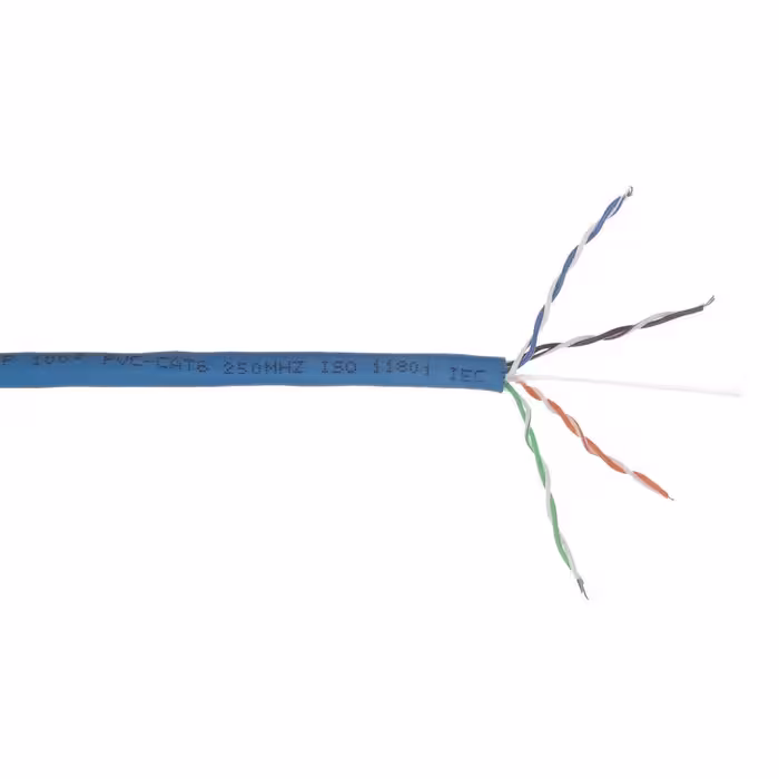 کابل شبکه مدل Cat 6 UTP CU