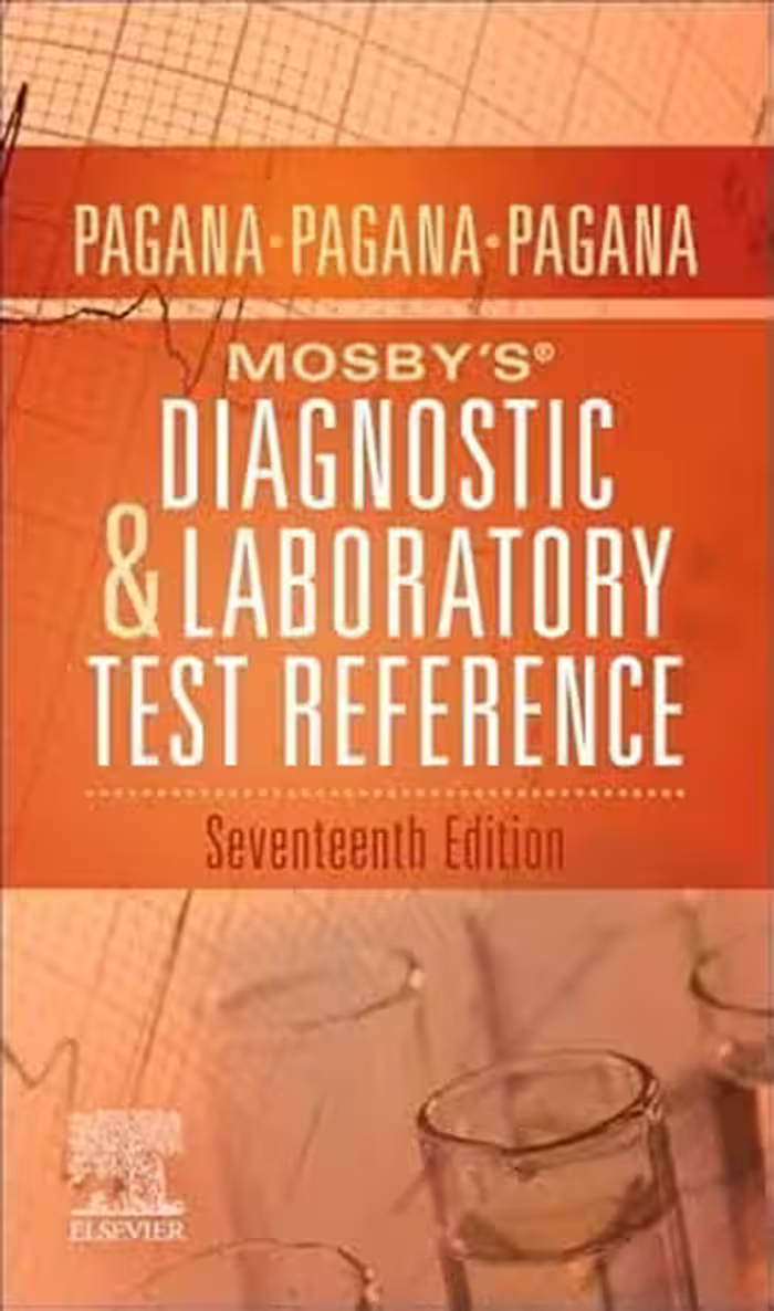 خرید و دانلود نسخه کامل کتاب Mosby's® Diagnostic and Laboratory Test Reference (17th Edition) -   Pdf