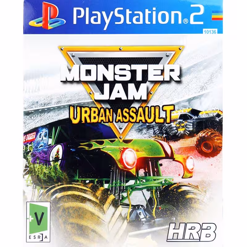 بازی پلی استیشن 2 Monster Jam Urban Assault HRB PS2