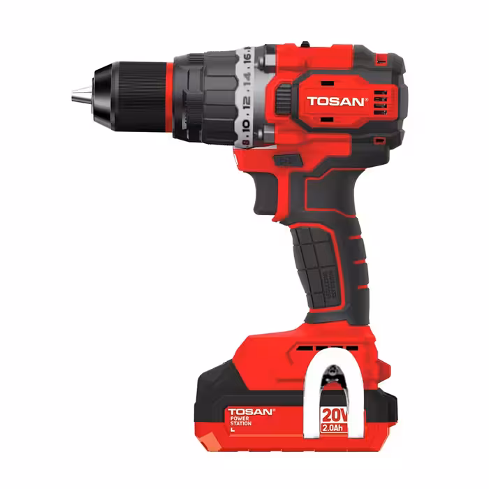 دریل پیچ گوشتی شارژی چکشی براشلس 20 ولت توسن مدل 9620BHS