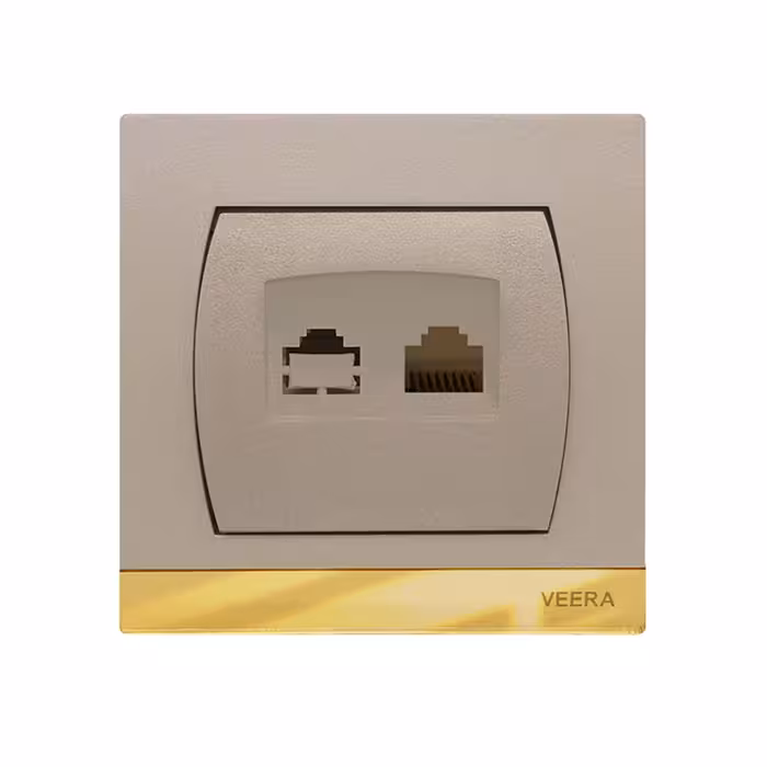 سوکت شبکه cat6 رنگی مدل دلتا ویرا الکتریک